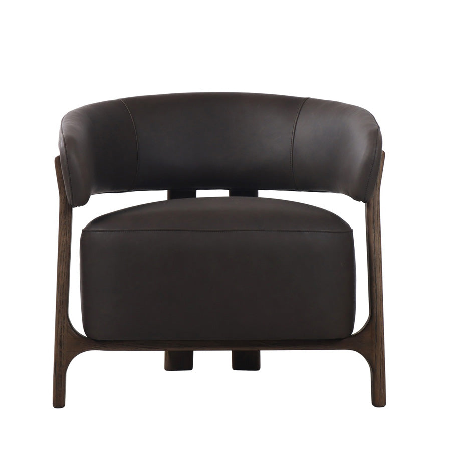 LUNA | chocolate leather