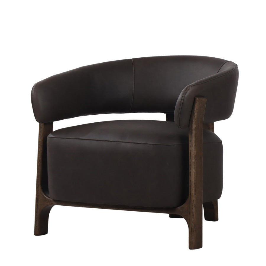 LUNA | chocolate leather