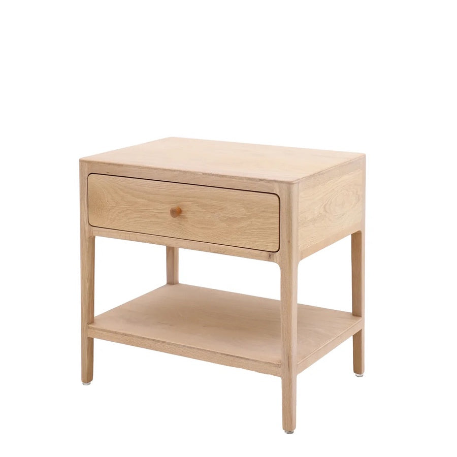 Lunde bedside table | Oak