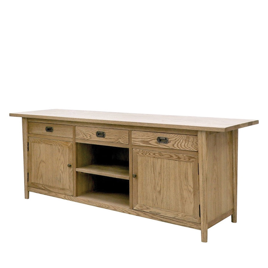 Maraetai Solid Oak Entertainment Unit
