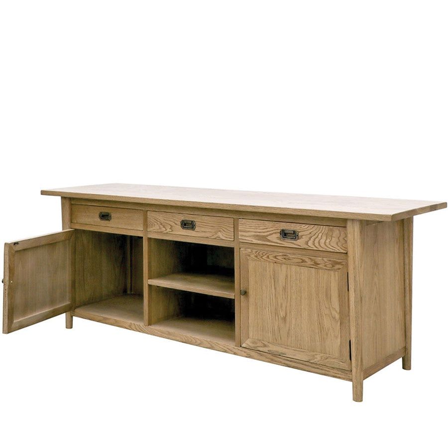 Maraetai Solid Oak Entertainment Unit