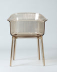 MARS | dining chair - transparent amber