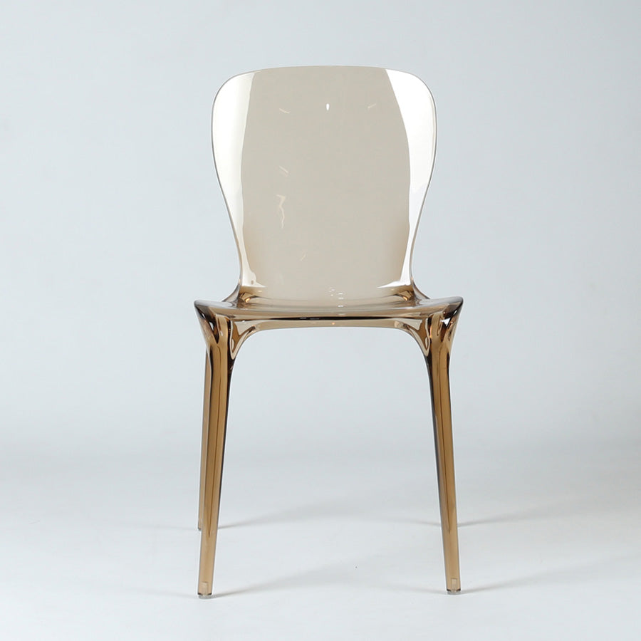 MERCURY | dining chair - transparent amber