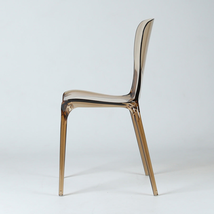 MERCURY | dining chair - transparent amber