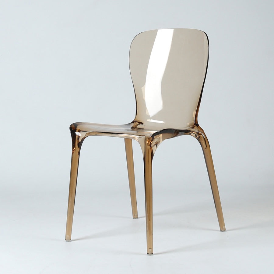 MERCURY | dining chair - transparent amber