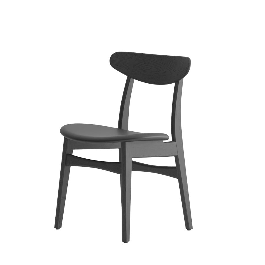 Nord dining chair in black