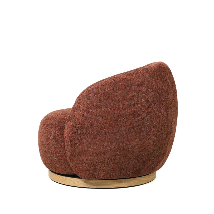 Nord swivel armchair