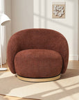 Nord swivel armchair
