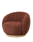 Nord swivel armchair