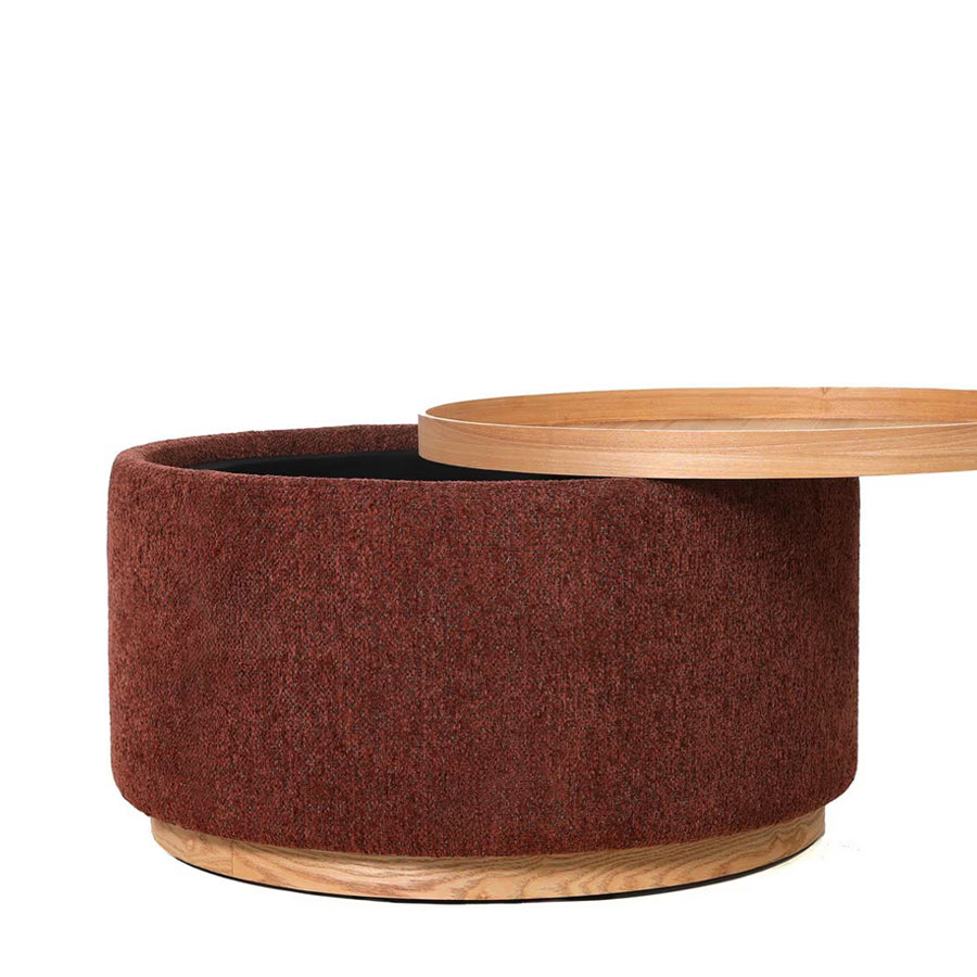 Nord Large Ottoman- burnt ochre