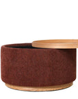 Nord Large Ottoman- burnt ochre