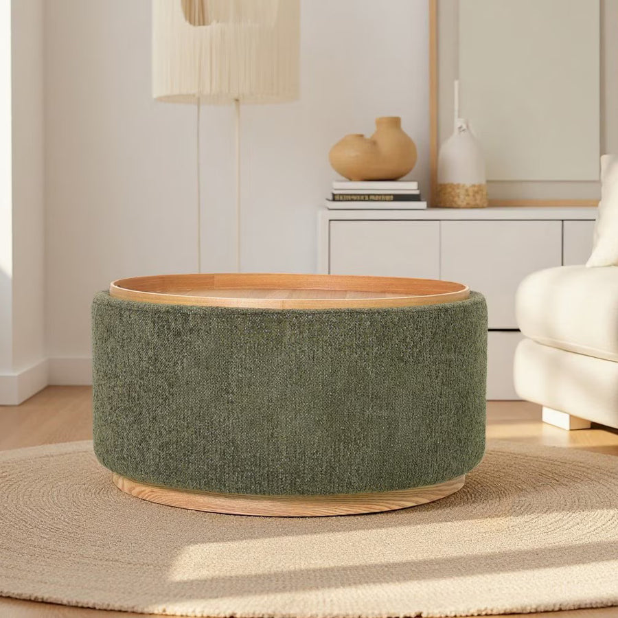  Nord Large Ottoman  - moss green
