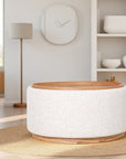 Nord Large Ottoman - seashell