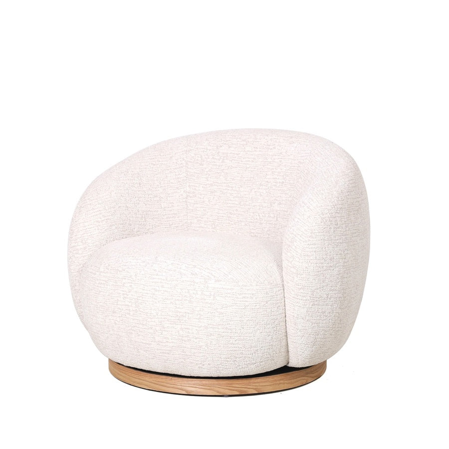 Nord swivel armchair
