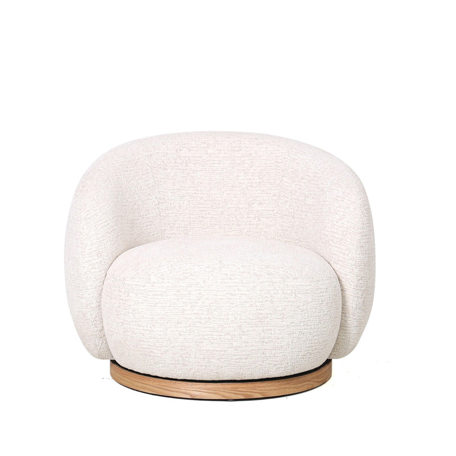 Nord swivel armchair