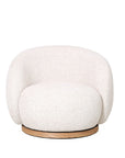 Nord swivel armchair