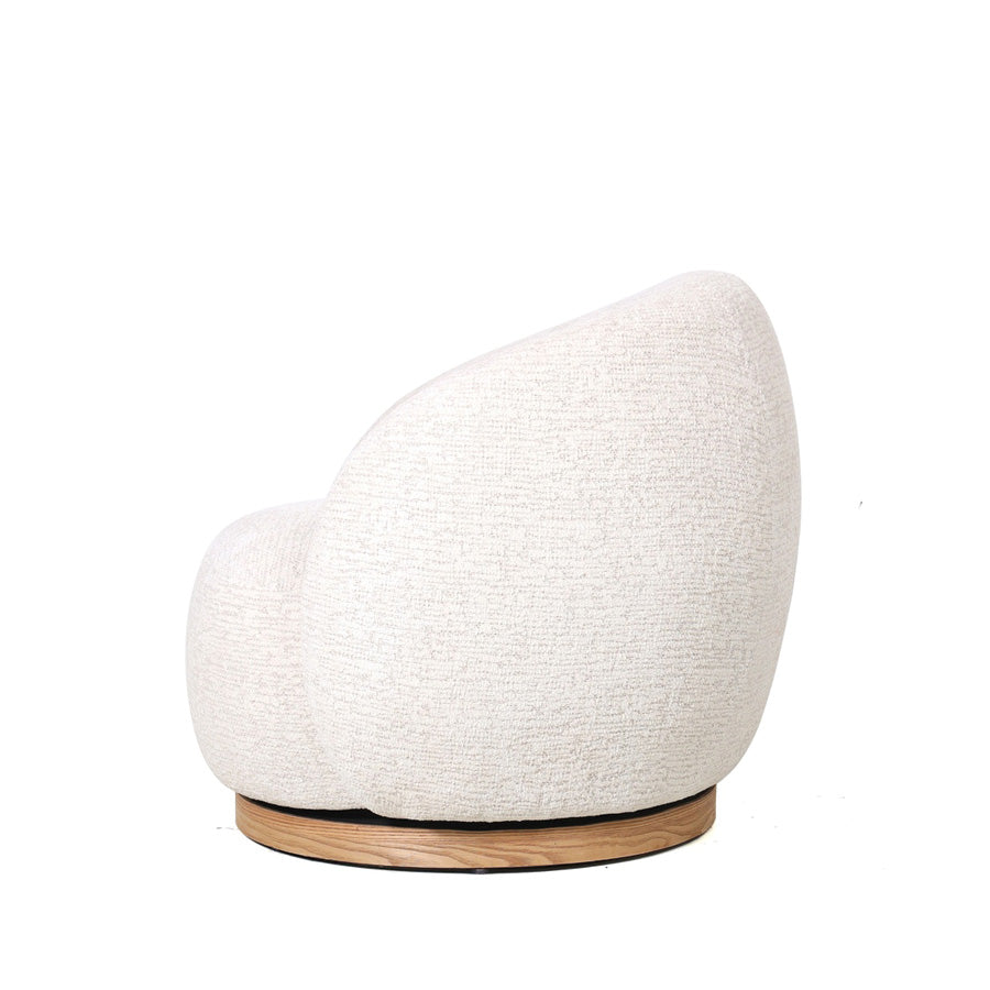 Nord swivel armchair