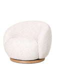Nord swivel armchair