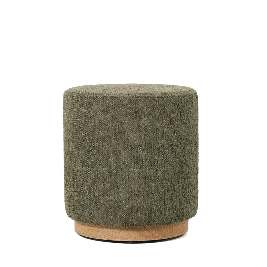 Nord Small Ottoman | Moss green
