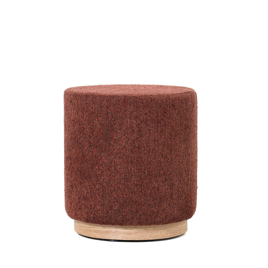Nord Small Ottoman - burnt ochre