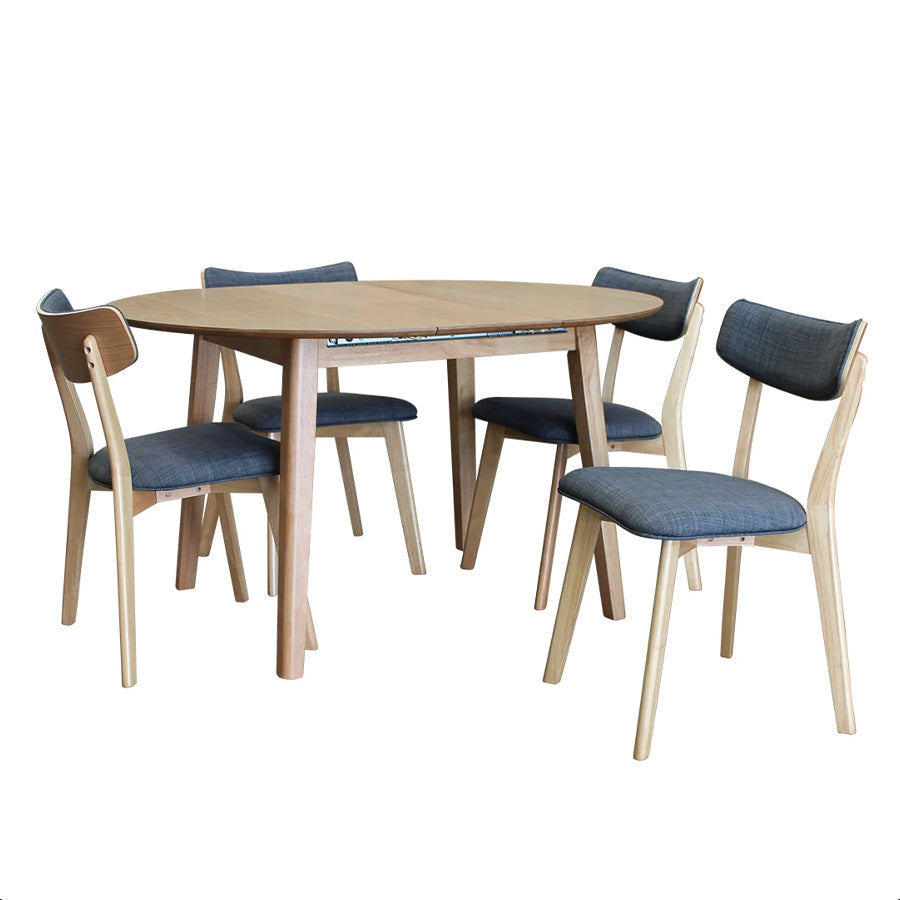 NARDIK Upholstered Dining Chair with NORDIK dining table