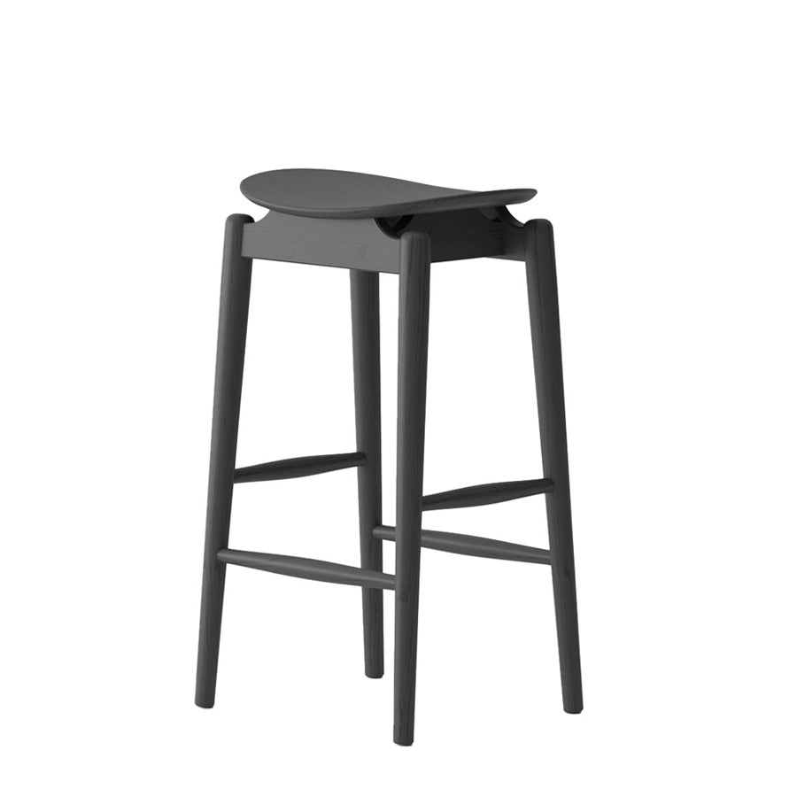 Oslo barstool in black