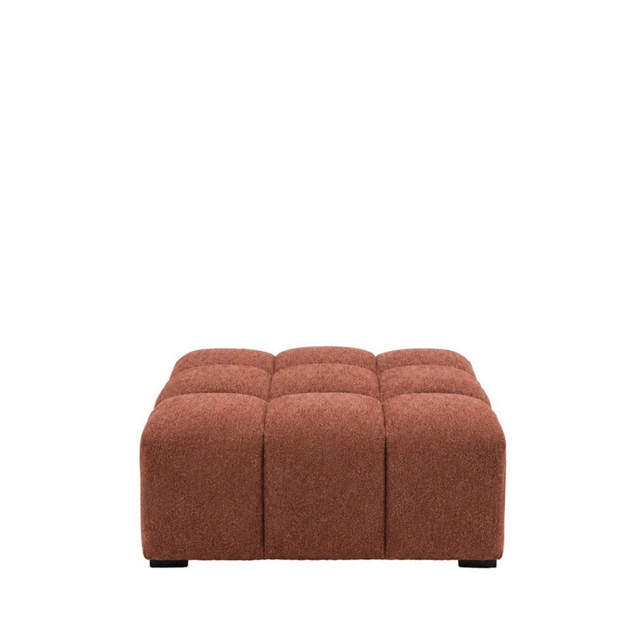 MANNY | ottoman module - burnt sienna
