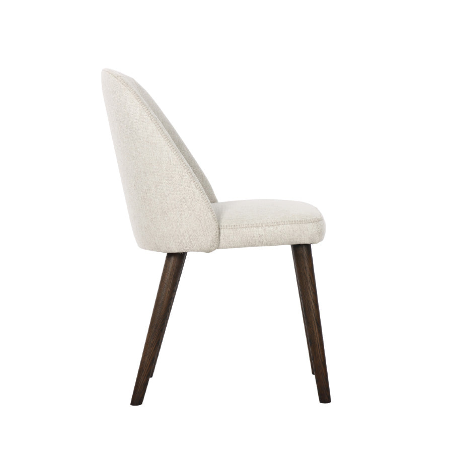 Paris Upholstered Dining Chair- Cream 