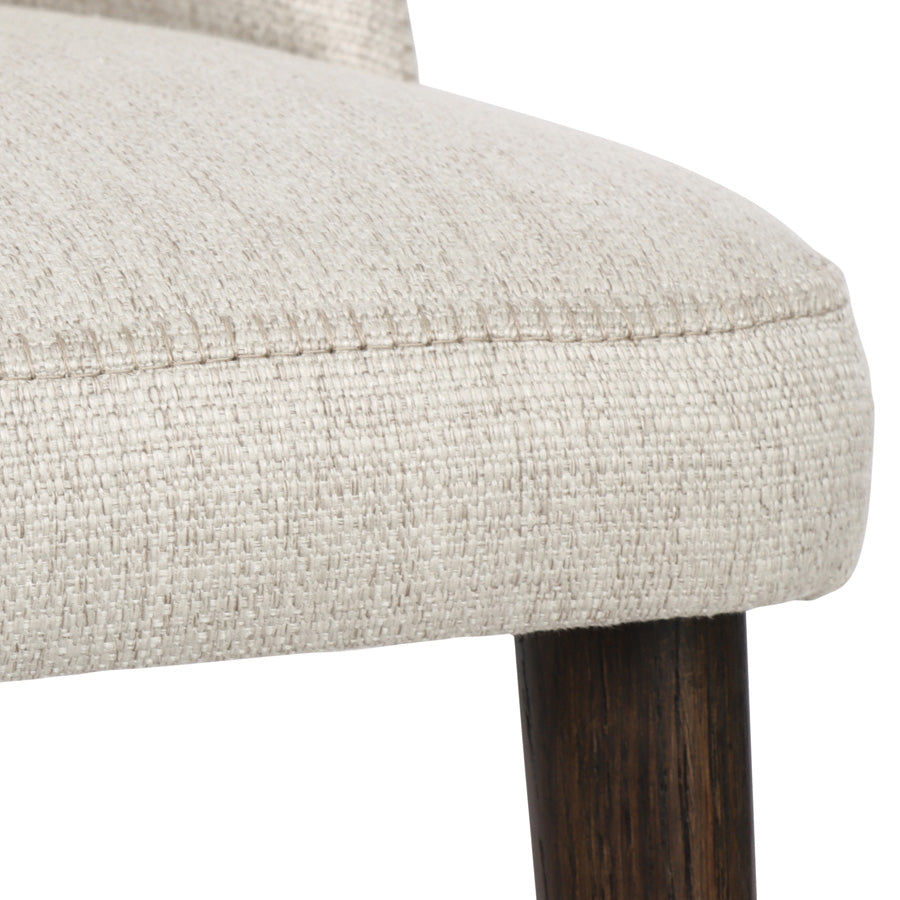 Paris Upholstered Dining Chair- Cream 
