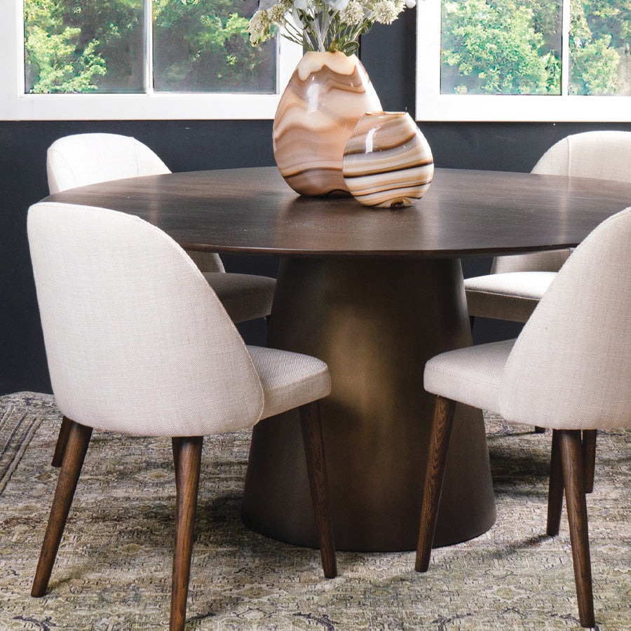 Paris Upholstered Dining Chair- Cream 