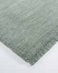 Sandringham Wool Rug in Aquamarine