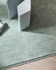 Sandringham Wool Rug in Aquamarine