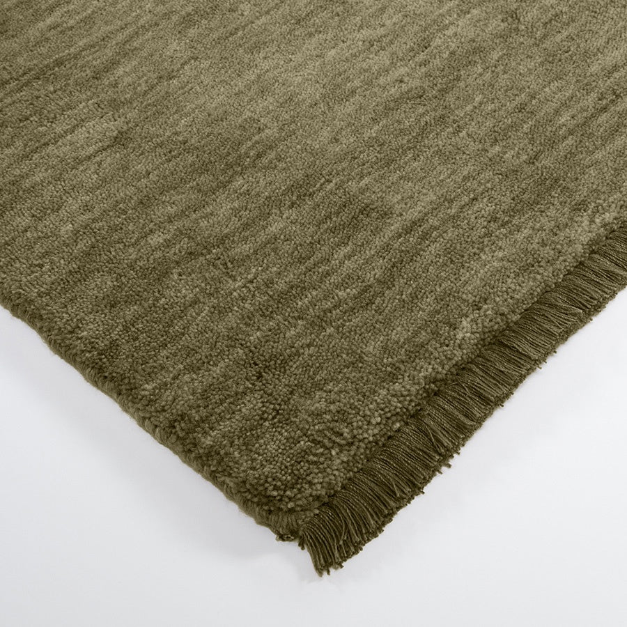 Sandringham wool rug in basil