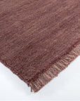 Sandringham NZ wool rug in merlot