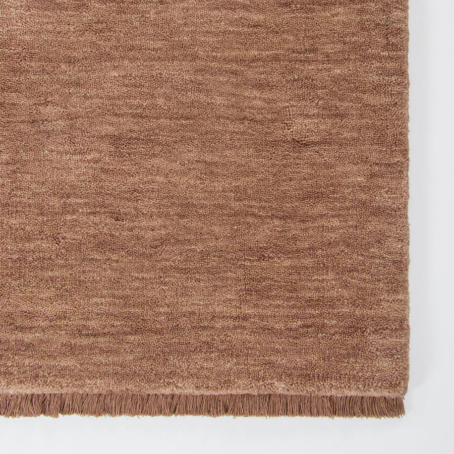 Sandringham wool rug in rosewood 