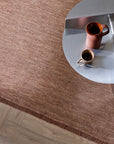 Sandringham wool rug in rosewood 