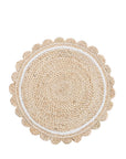 Scalloped Jute Placemat