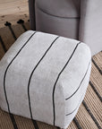 Sigrid Footstool in Light Beige 