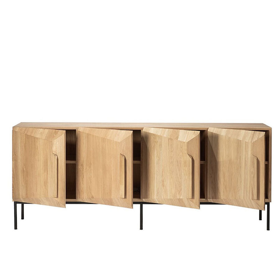 Liv 4 door stairs oak sideboard