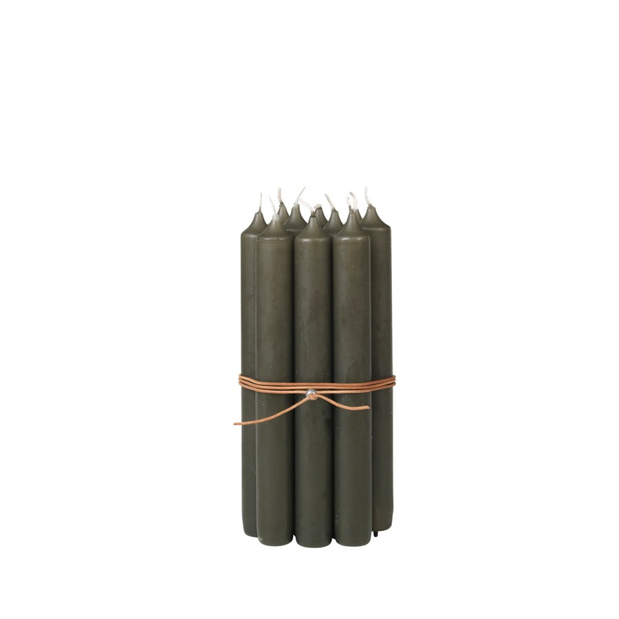Taper Candle Pack Green