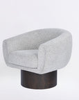 Theo swivel chair in espresso