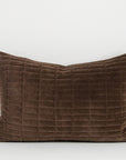 Turner cushion in chocolate