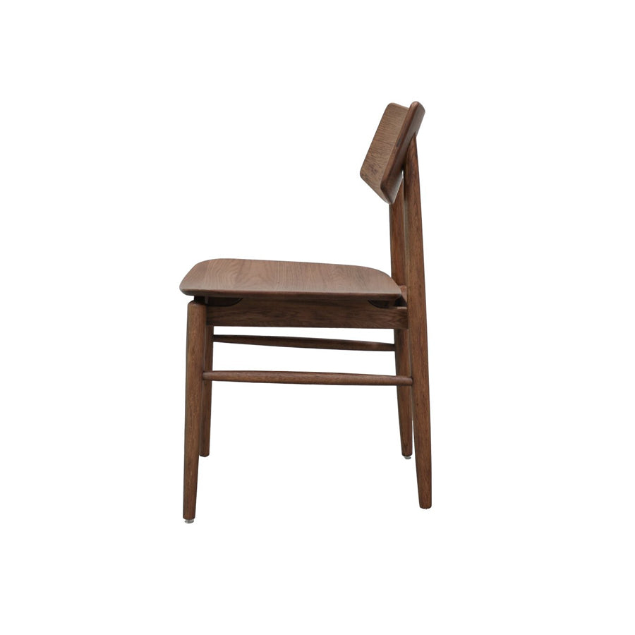 Kaishama dining chair in walnut