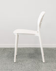 Nova outdoor dining chair in white 