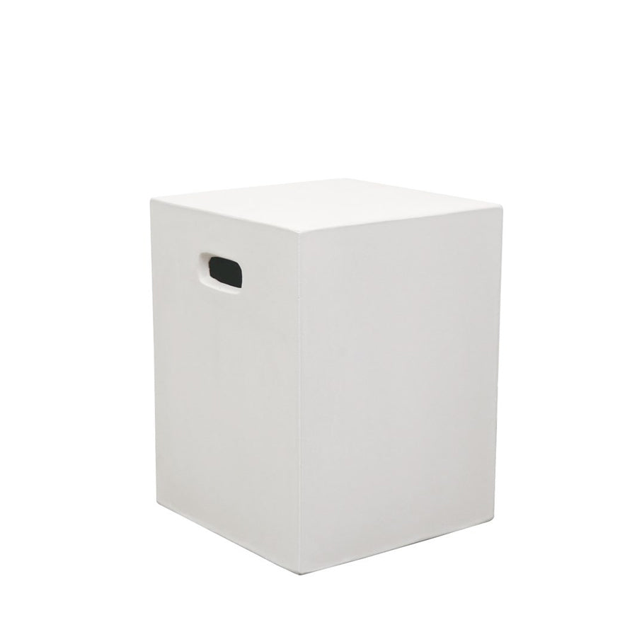 Concrete square stool