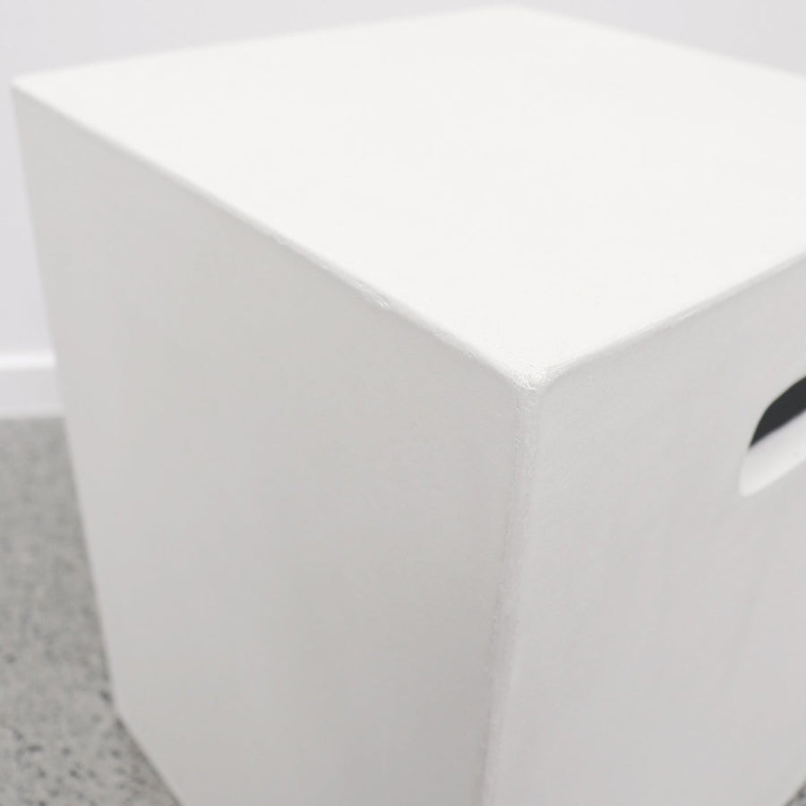 Concrete square stool