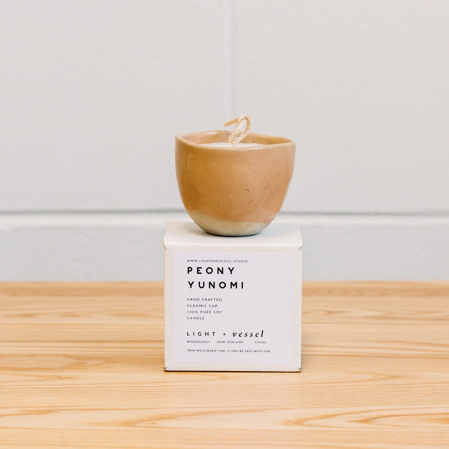 NZ Made Candle - Peony