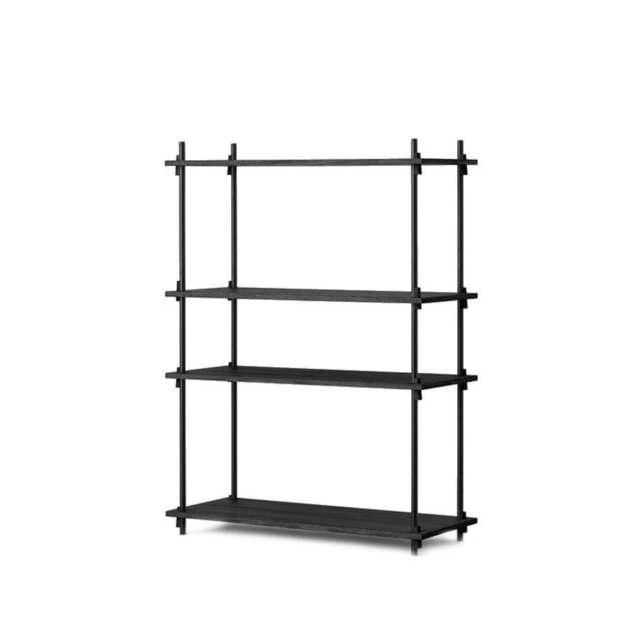 Moebe shelving black medium