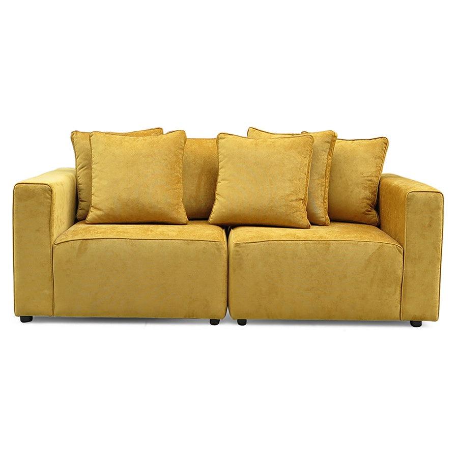 Vito 2 Piece Modular Sofa in magma dijon