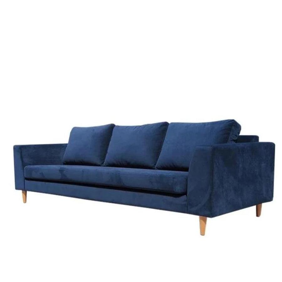 Santa Barbara sofa in plush indigo